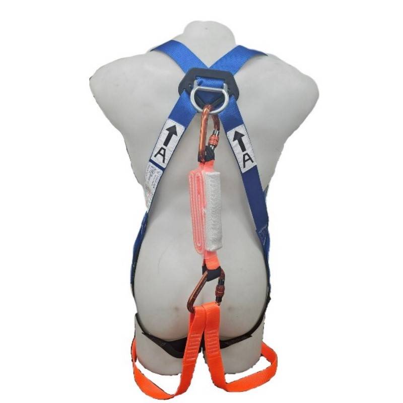 鋁合金雙鉤-快扣式背負式安全帶